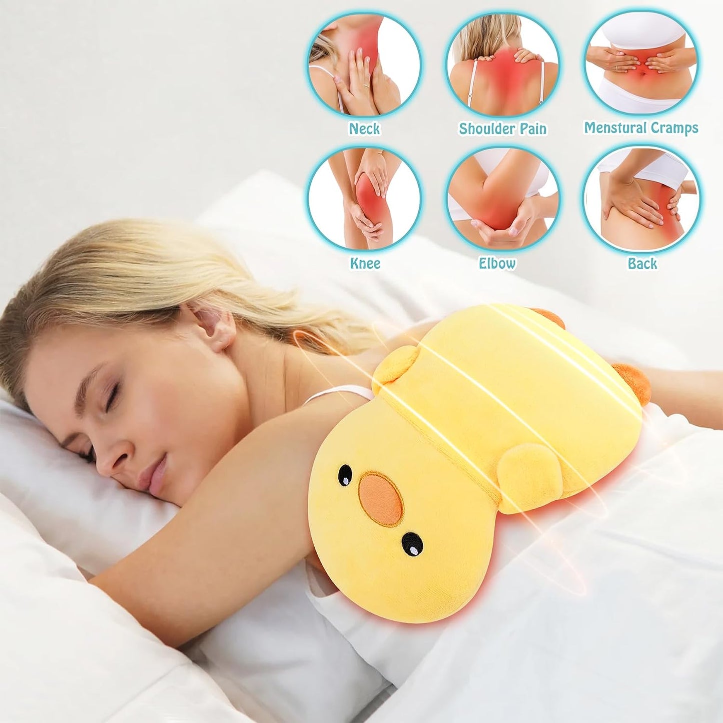 Microwave Heating Pad for Period Cramps,Otter Microwavable Heating Pad for Shoulder Neck Back Knee Pain Relief with Lavender Scented,Cute Otter Plush Toys Heat Pack for Women Kids Birthday