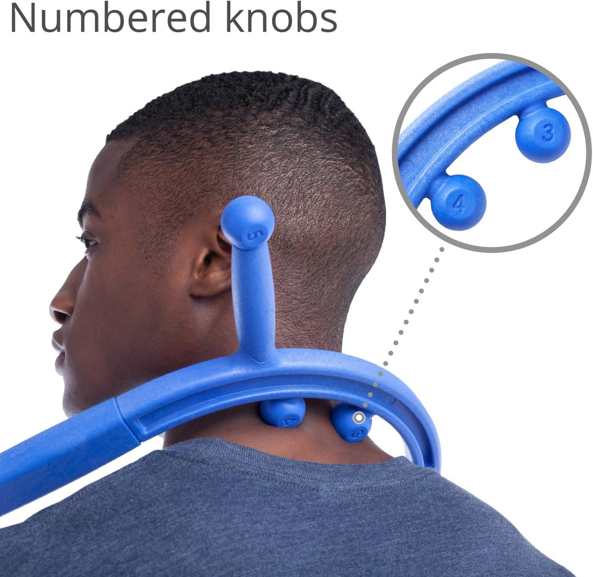 Body Back Buddy Classic Back Massager & Neck Massager for Pain Relief Black