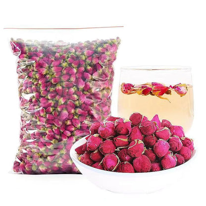 Red Rose Tea 5.29oz Pingyin Dried Rosebud Flowers Bulk For Tea Baking DIY