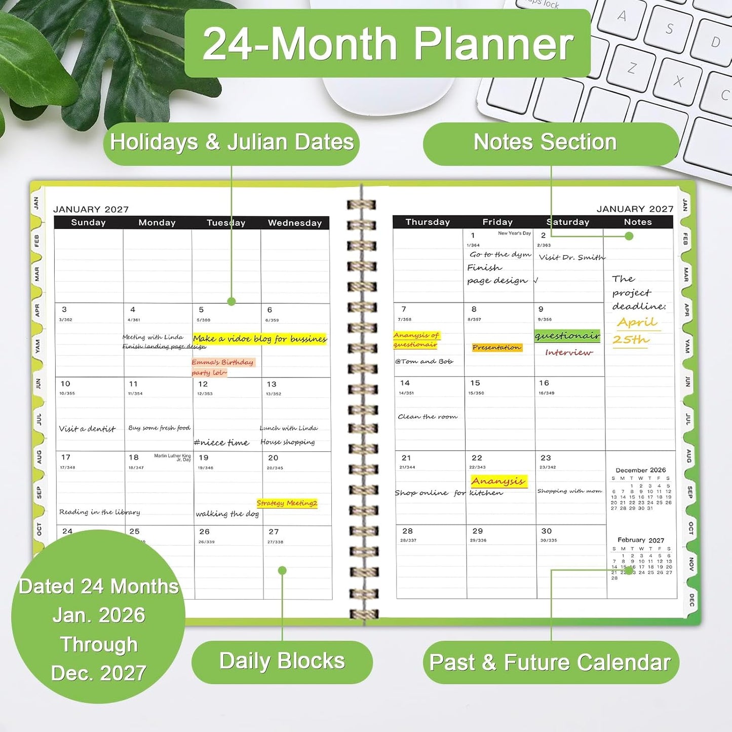 Ymumuda Weekly To Do List Notepad - Daily To Do List Undated 52 - Week Sheets, 8.5x11" Weekly Goal Notebook, Habit Tracker Journal, Excellent for Student School Work Personal Productivity Organizer