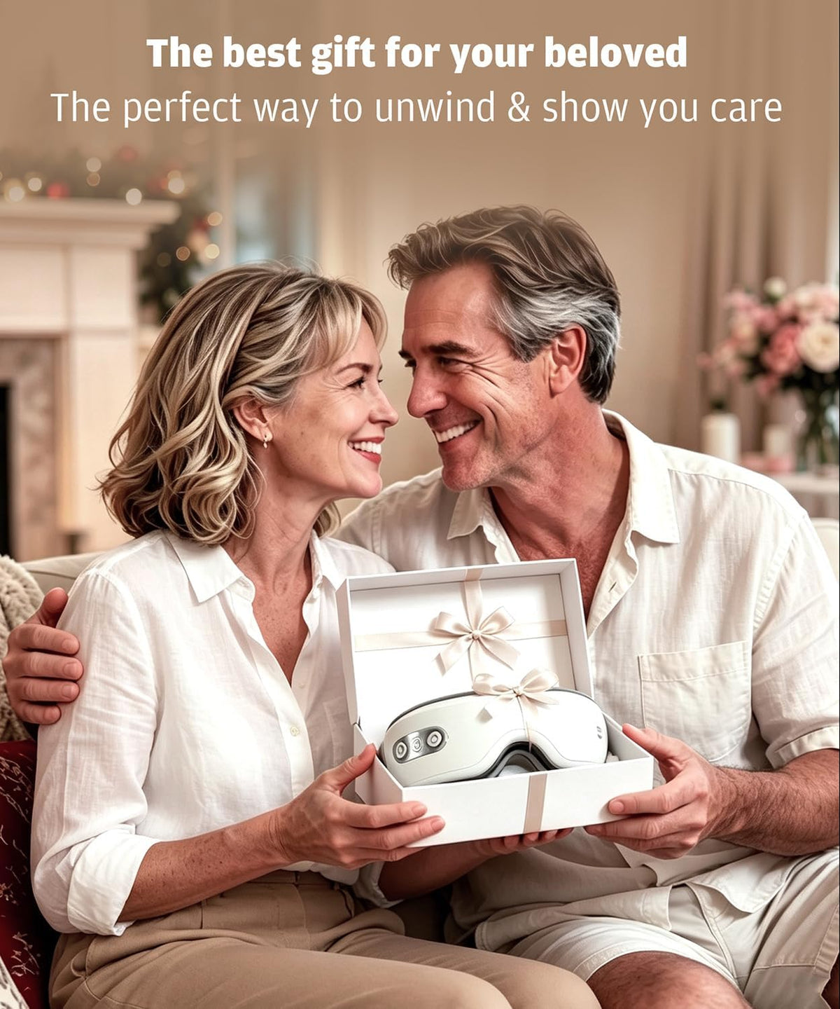 Eye Massager with Heat & Cooling, Cordless Relax Gift