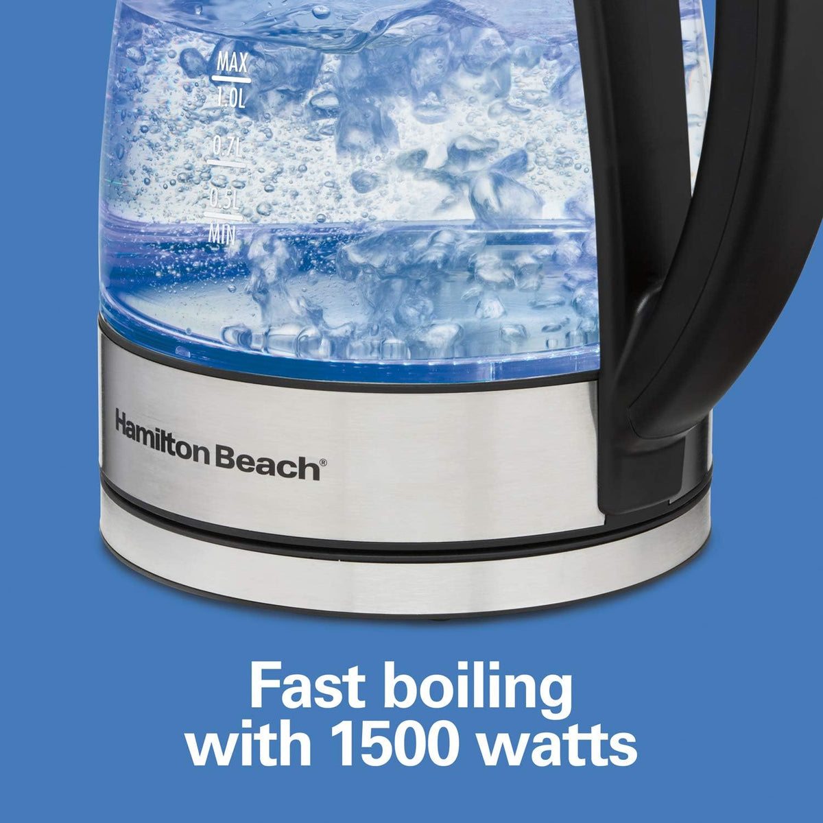 Hamilton Beach 1.8 Liter Electric Tea Kettle, Water Boiler & Heater