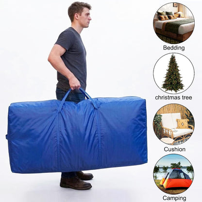 66 Gallon Extra Large Storage Bags, XXL Moving Bags with Zippers & Side Handles, Jumbo Big Storage Totes for Moving & Space-Saving Organization (Black, 66 Gallon)