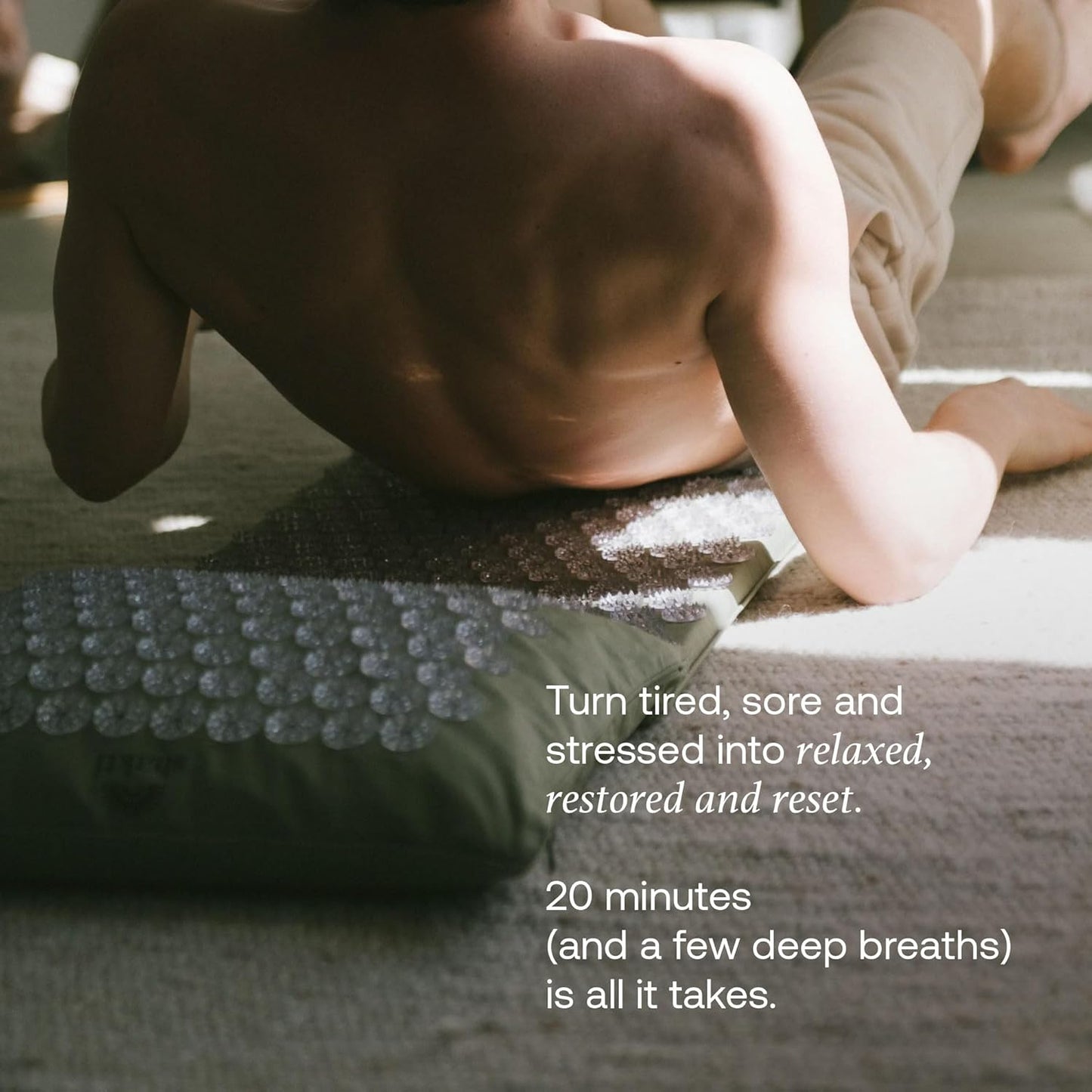 ShaktiMat Acupressure Mat for Relaxation, Massage Muscles, Aid Sleep & Unlock Inner Tension, Similar to Acupuncture, No Needles Required
