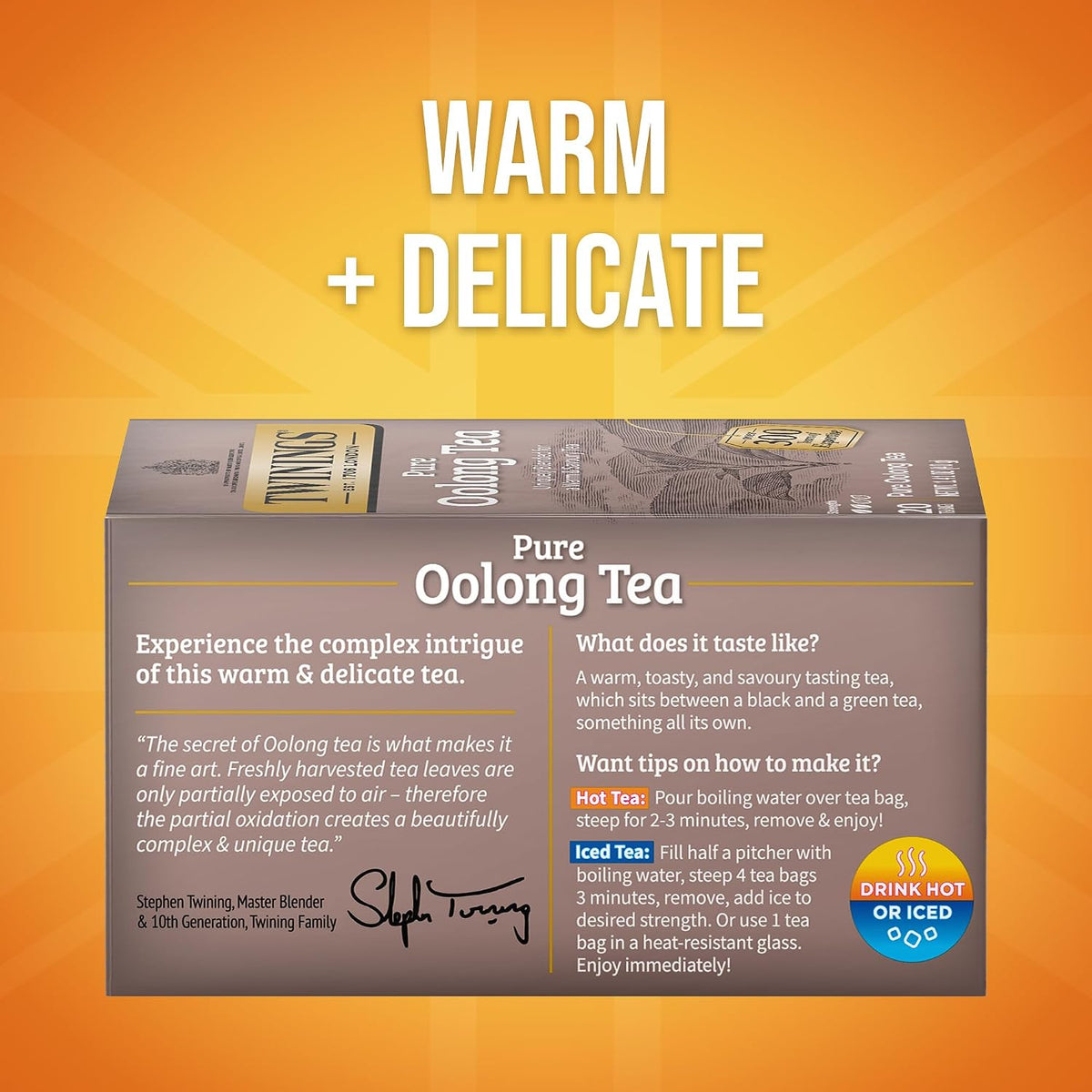 Twinings of London Pure Oolong Tea Bags, 20 Count (Pack of 6)
