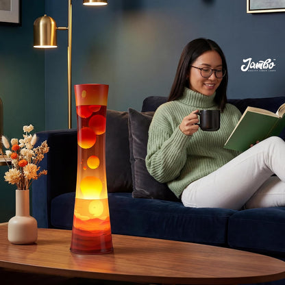 JAMBO 15.5" The Upgraded Motion Lamp, Sunset Decal Motion Light, Beautiful Home Decor, Living Room Bedroom Lamp, Relaxing Nightlight for Teens, Kids & Adults