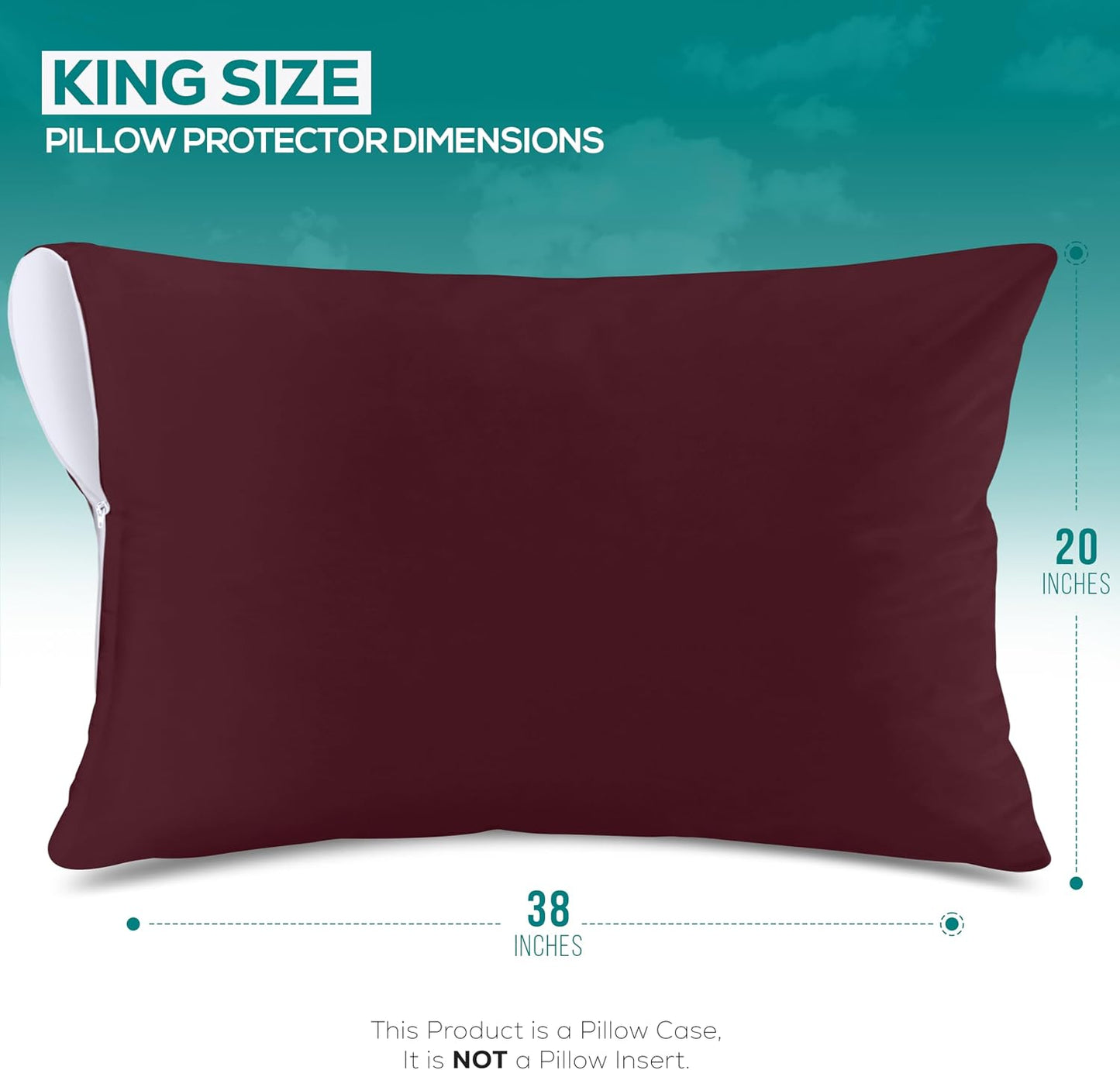 Utopia Bedding Premium 100% Waterproof Pillow Protectors with Zipper Standard Size (Set of 4), Bed Bug and Dust Mite Proof Zippered Pillow Covers, Pillow Encasement Cases, Gray