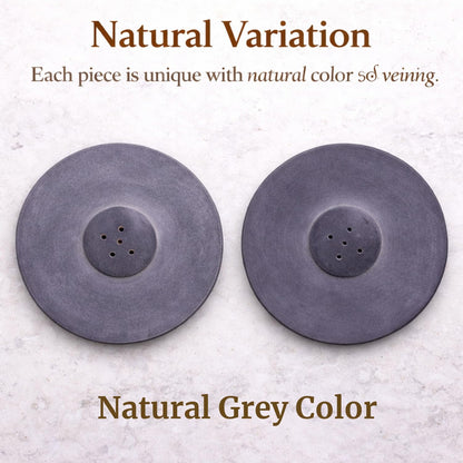 Handmade Natural Grey Marble Incense Stick Holder