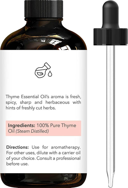 Brooklyn Botany Lavender Essential Oil - Huge 4 Fl Oz - with Glass Dropper - for Aromatherapy and Diffuser