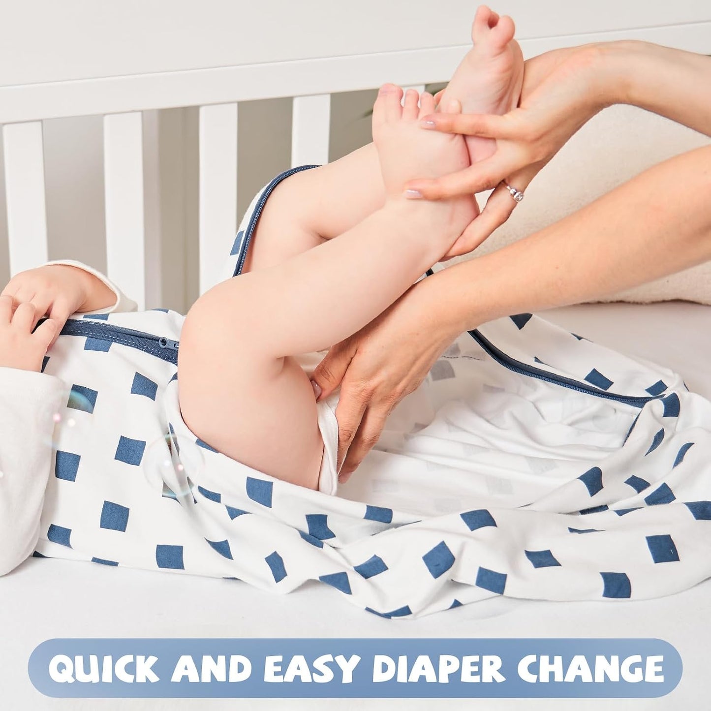 Yoofoss Baby Sleep Sack Baby Wearable Blanket 100% Cotton 2-Way Zipper Toddler Sleeping Sack