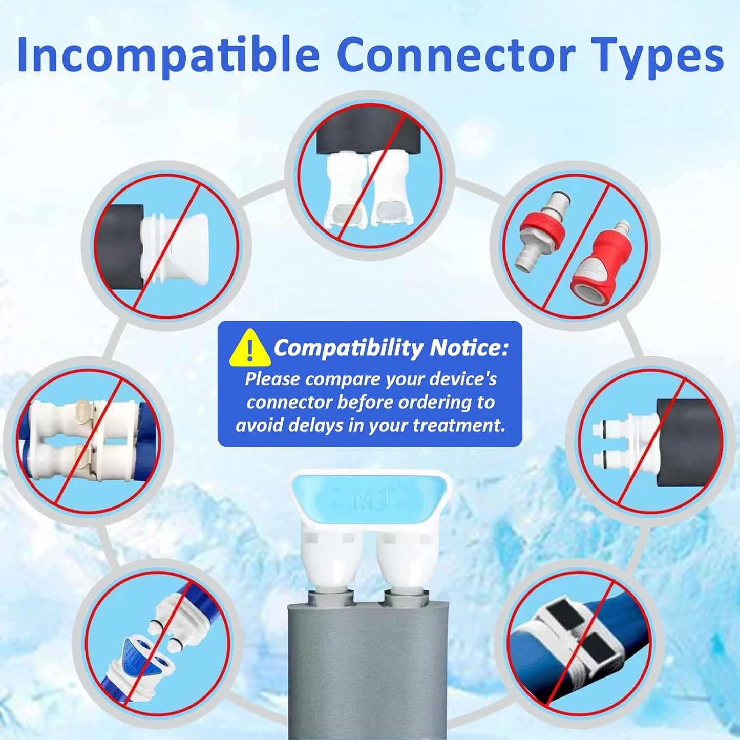 Cold Therapy Machine for Foot Ankle Surgery, Ice Therapy Machine with Pressure Regulator, Timer & Temperature Display, Cryotherapy Unit with Foot Ankle Ice Pack Wrap for Post-Surgery Recovery