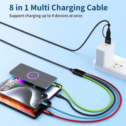 4 in 1 Multi Charging Cable, 5FT Charging Cords for Multiple Devices