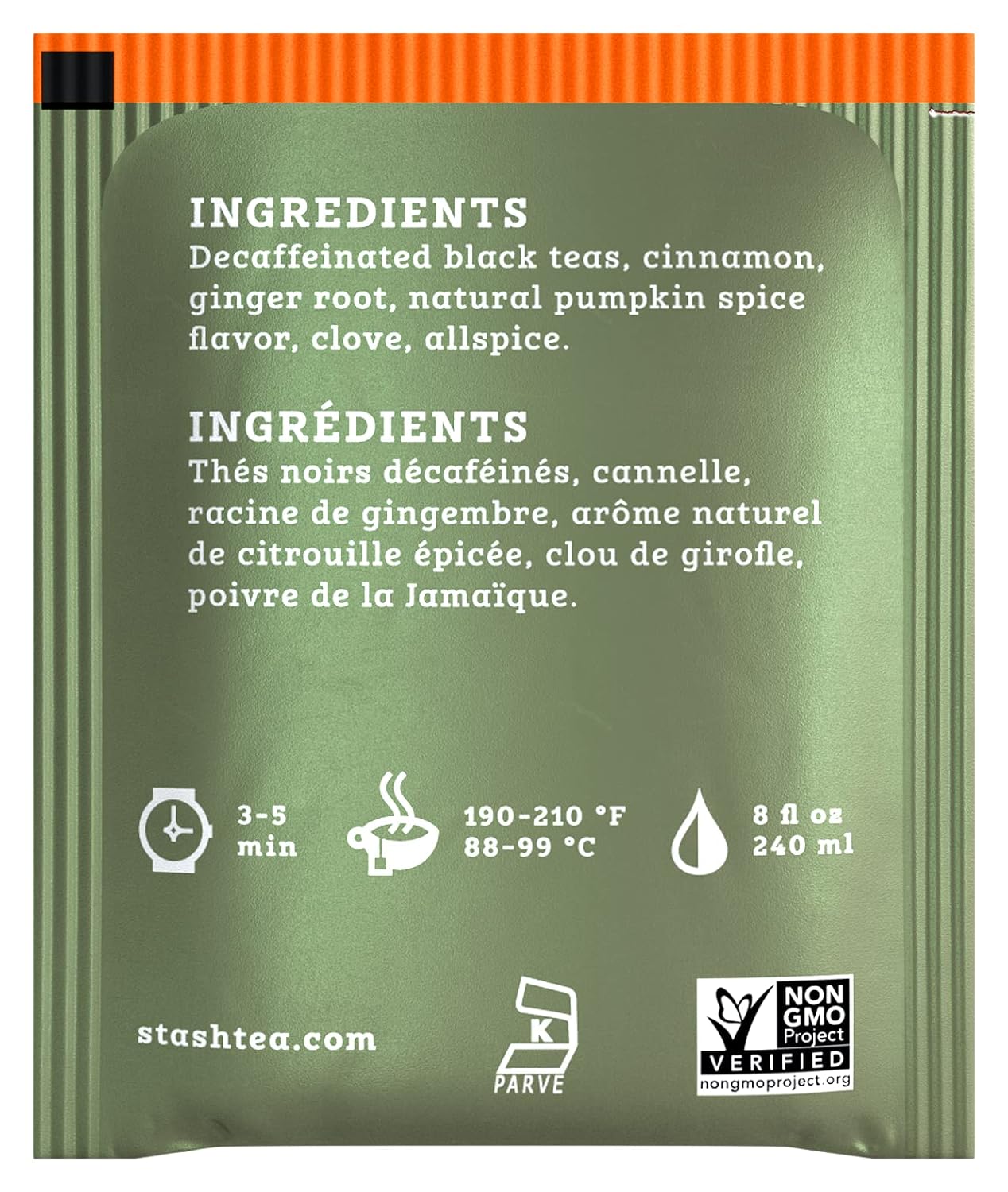 Stash Tea Chamomile Herbal Tea, 100 Count (packaging may vary) - Colors B