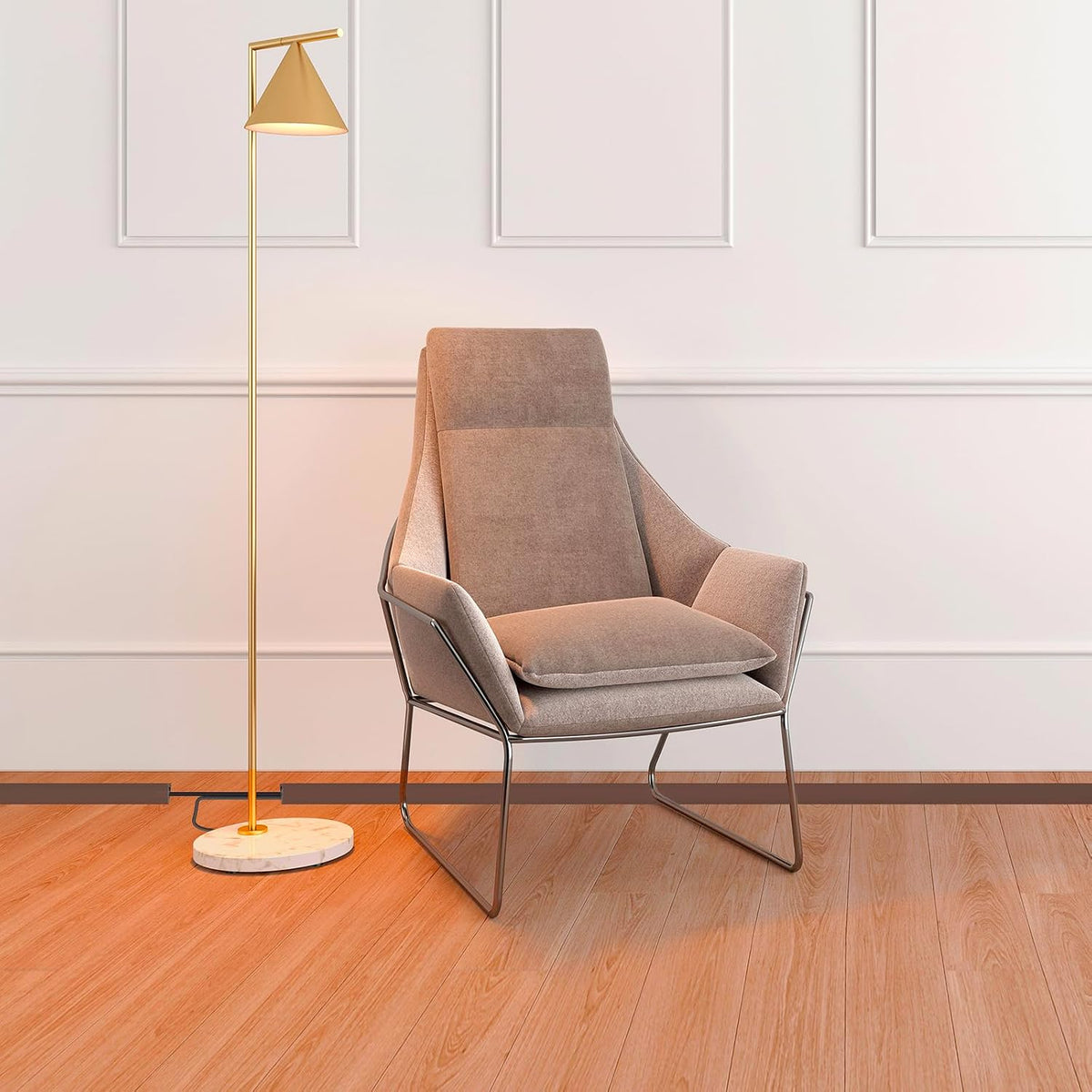 Floor Cord Cover Self Adhesive Cord Hider,10FT Cable Management, Extension Strip Protector for Wires, Prevent Cable Trips for Offices, Gyms, Exhibitions Cavity 0.39"(W) x 0.27"(H) BrownWood