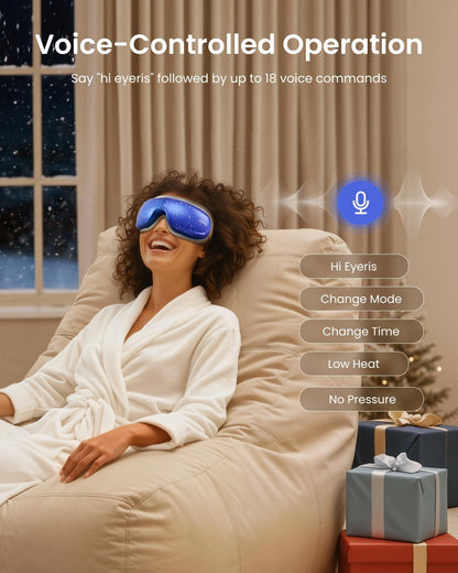 RENPHO Eyeris 3 Eye Massager with Heat and Cooling, Massaging Eye Mask