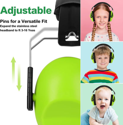 Floriogra Noise Cancelling Headphones for Kids, Kids Ear Protection 28dB SNR Noise Reduction Ear Muffs for Toddler/Children, Hearing Protection for Monster Jam, Concerts, Fireworks