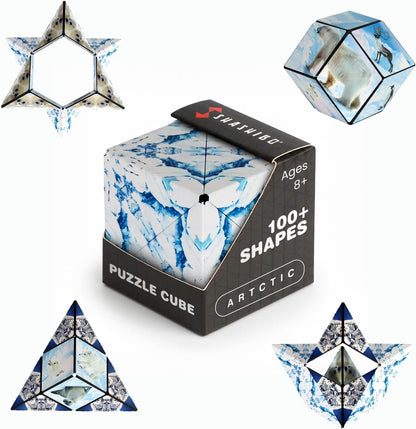Shashibo DODECA Magnetic Puzzle Cube, Stress Relief Fidget Toy - Colors A