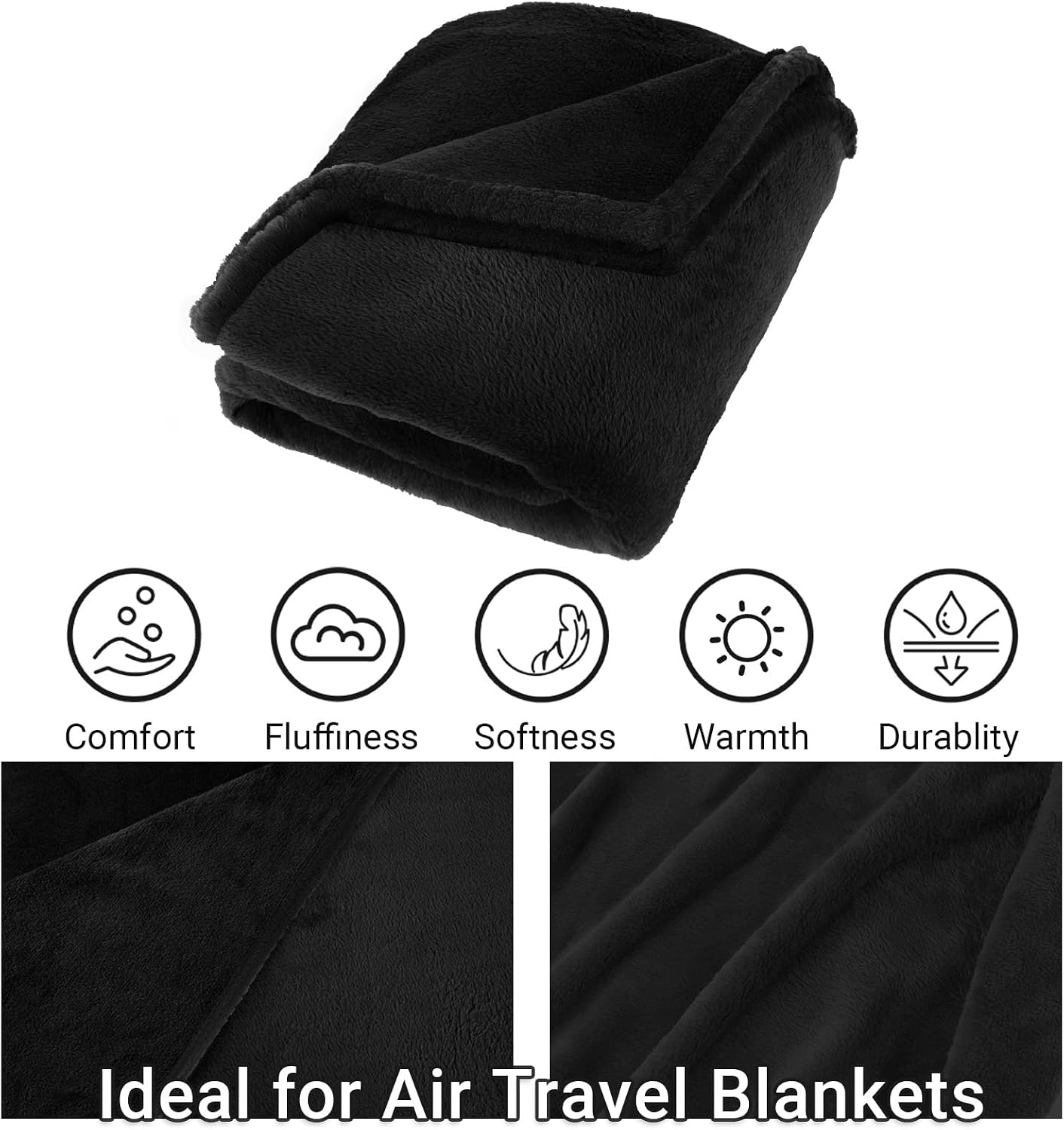 Compact Travel Blanket for Airplane, Premium Soft 2-in-1 Blanket with Pillowcase and Carry Bag, Lightweight Travel Essentials with Luggage Sleeve and Backpack Clip, Mint Green