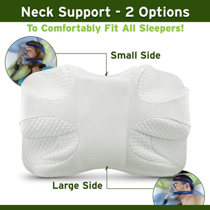 EnduriMed CPAP Pillow for Side Sleeping - Adjustable Memory Foam CPAP Pillows for Side & Back Sleepers - Eligible for Better Sleep with CPAP Machine