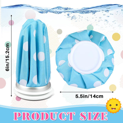 Honoson 4 Pack Reusable Ice Pack for Injuries, Ice Bags Hot Water Bag for Hot & Cold Pain Relief No-Leak Elastic Breathable for Muscle, Joint Pain Swelling, Sports & Home Use(Cute Fruit Style)