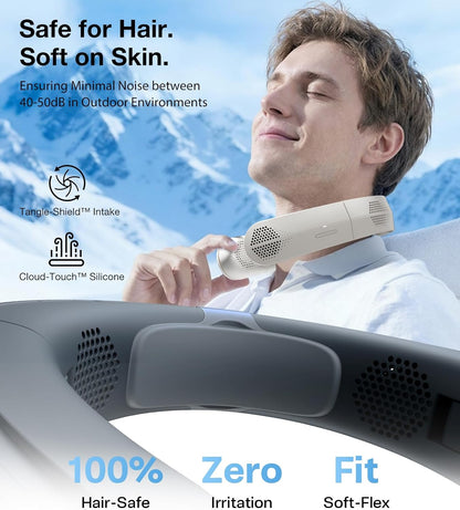 TORRAS COOLiFY Lite Neck Fan, Portable Neck Fan with 90° Foldable, Black