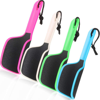 4 Pcs U Shaped Curved Foot File, Double Sided Callus Remover for Dead Skin
