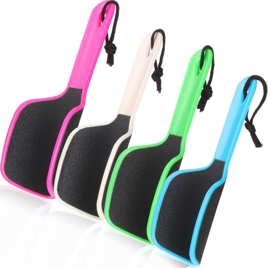 4 Pcs U Shaped Curved Foot File, Double Sided Callus Remover for Dead Skin