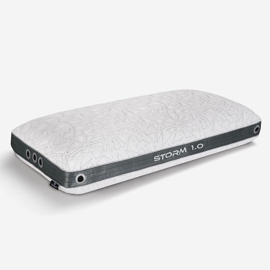 Bedgear Storm Performance Pillow, 1.0 Cooling Pillow for Side Sleepers, Medium Firm Support, Ver-Tex Cooling Cover, Air-X Mesh, Washable