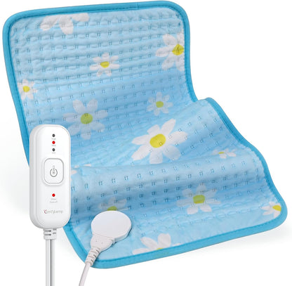 Comfytemp Extra Large Heating Pad for Back & Period, 33''x 17'' King Size FSA Eligible Pack, Birthday Gifts for Women Men Mom Dad, HSA Electric XL Heat Wrap for Body/Shoulder/Neck/Knee, Washable, Blue