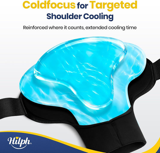 Hilph 3D Double-Layer Gel Shoulder Ice Pack Wrap Rotator Cuff Cold Therapy