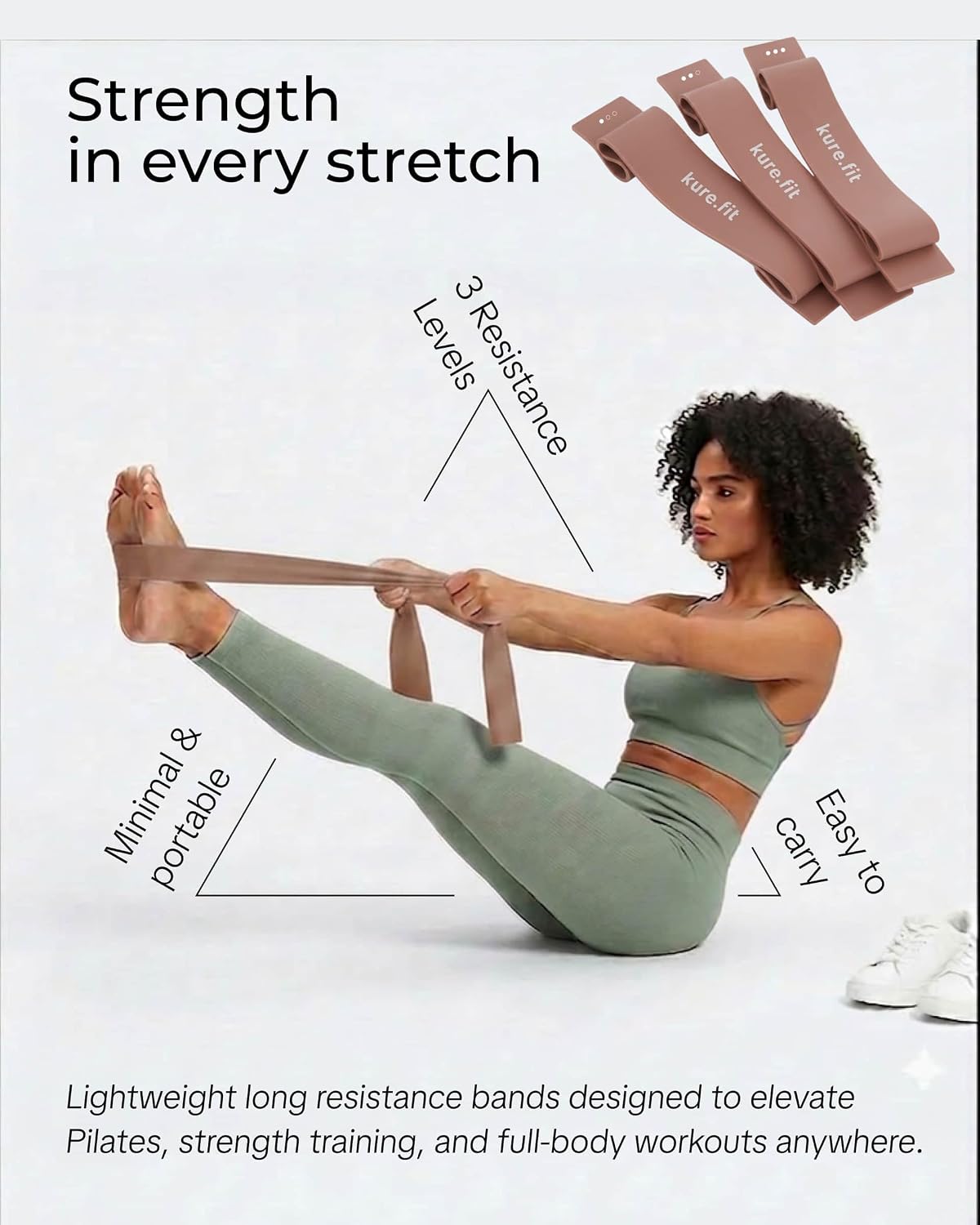 Pilates Kit for Women – Home Pilates Equipment Set with Ring, Ball & Resistance Bands | Pilates Starter Kit with Accessories in Gift Box
