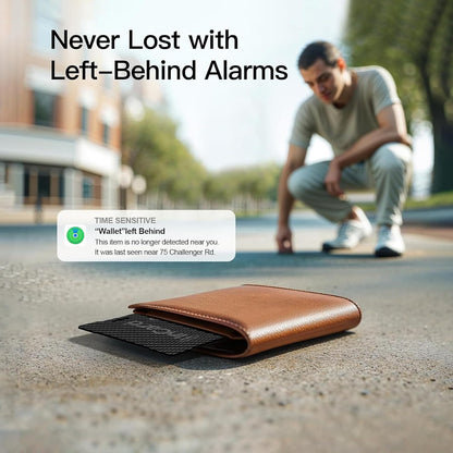 Wireless Charging Wallet Tracker Card Android & iOS, Find My