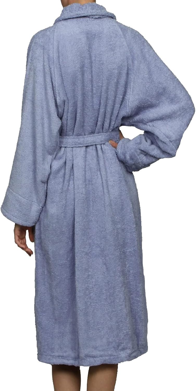 Cotton Unisex Terry Robe, Soft And Absorbent Robes For Men And Women, Bathroom Accessories