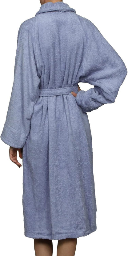 Cotton Unisex Terry Robe, Soft And Absorbent Robes For Men And Women, Bathroom Accessories
