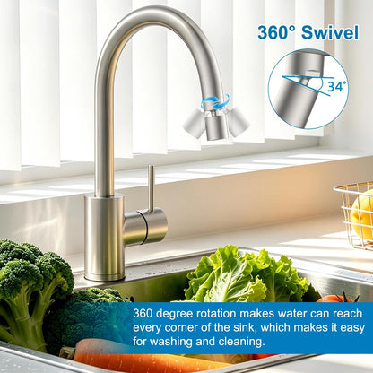Hibbent NSF/ANSI/CAN 61 & cUPC Certified Faucet Aerator, Chrome