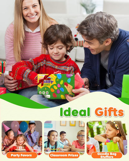 Fidget Toys Sensory Stone for Kids: 24 Pack Textured Worry Stones for Adults - Bulk Fidgets for Classroom Prizes Goodie Bag Stuffers - Quiet ADHD Tools for Autism - Back to School Supplies Gifts