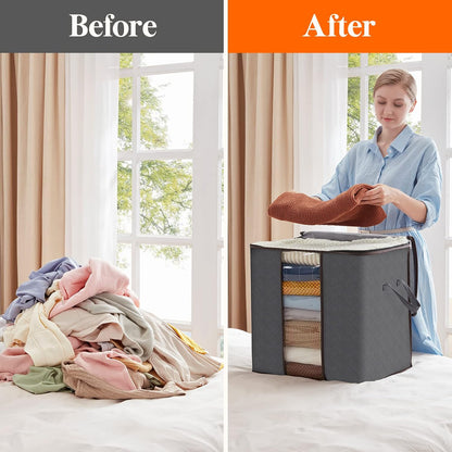 Lifewit 120L Extra Large Clothes Storage, Blanket Storage Bags