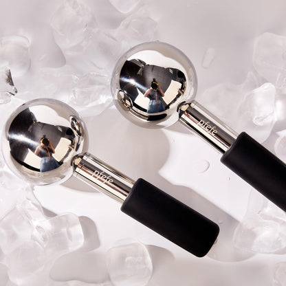 360 Rotating Ice Globes for Face Eyes, Facials Cold Roller for Puffy Eyes