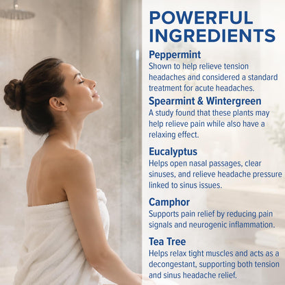 MOXĒ Eucalyptus Oil Shower Mist, Spa Steam Spray, Certified Natural 100% Essential Oils, Made in USA, Aromatherapy, Sinus Congestion Relief, Tension Relief, 4 Ounces