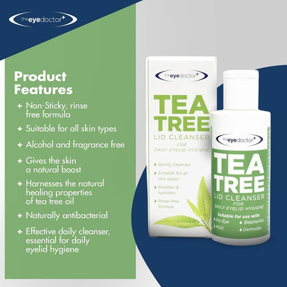 The Eye Doctor Featuring Sterileyes - Antibacterial Hot Eye Compress for Dry Eye, Blepharitis and MGD with a Removable Cover. Cold Compress, Includes 6 Eyelid Wipes
