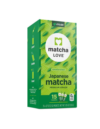 Matcha Love Green Tea Powder Packet, Sweetened, 8 Ounce