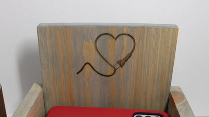 Unplug - Rustic Cell Phone Drop Box - Handcrafted from Hidden Pond Gardens! Made from Reclaimed Pine and Stained in barn Weather Grey. Handmade on Our Farm in Our barn. Made in The USA.