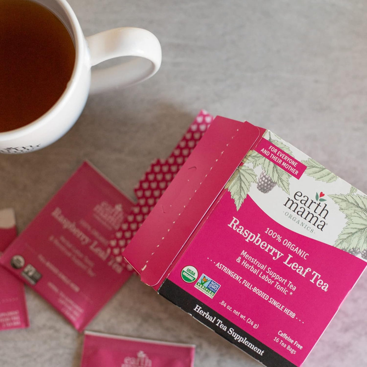 Earth Mama - Organic Raspberry Leaf Tea - 48 Teabags