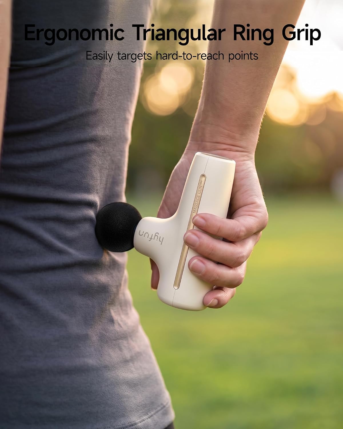 H1 Super Mini Massage Gun, Compact Portable Deep Tissue Massage Gun, Pocket-Sized Sports Travel Massager, Percussion Muscle Massager Gun for Home, Gym, Office, Black