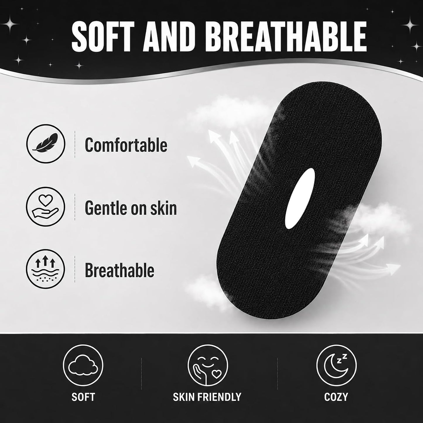 Mouth Tape for Sleeping 60 Comfortable and Reliable-S