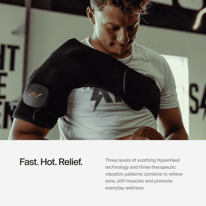 Hyperice Venom 2 Back Wrap - Provides Advanced Heat and Vibration for Pain, Soreness and Inflammation