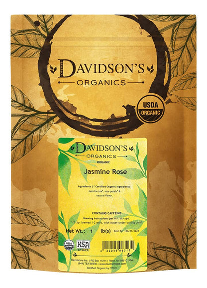 Davidson's Tea Bulk, Jasmine Rose, 16-Ounce Bag