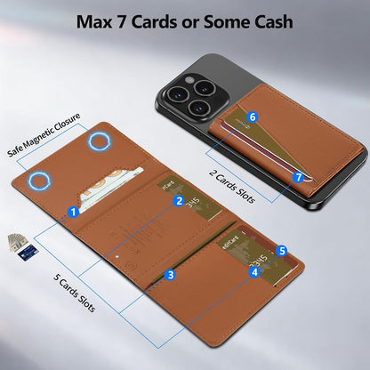 for Magsafe Wallet Work with Apple Find My, Strongest Magnetic Phone Wallet