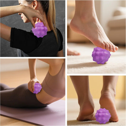 Foot Massage Ball Myofascial Release, Pain Relieve from Plantar Fasciitis, Massage Tool for Tight Muscles and Sore Feet, Restore Foot Massage Roller