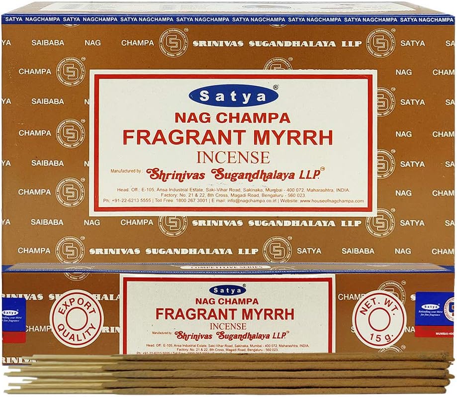 TRUMIRI Incense Stick Holder Bundle with Satya Sai Baba Nagchampa 250g Bulk Incense Sticks Nag Champa Agarbatti - Pack of 1 (Approx 250 Insence-Sticks)